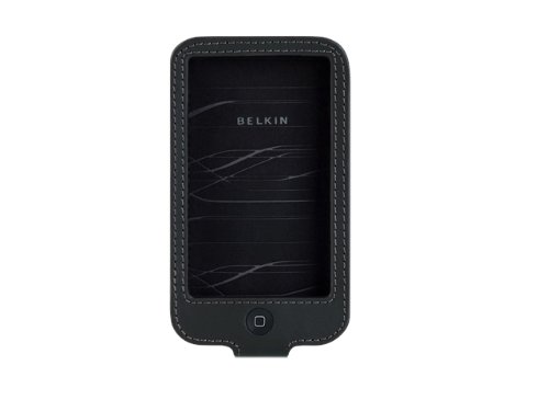 Belkin Leder-Etui f&uuml;r Apple iPod Touch 3G schwarz Preisvergleich