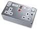 TIMEGUARD TFP08ML SOCKET, RCD, LATCHING, DOUBLE, METAL