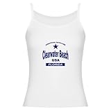 Clearwater Beach Jr. spaghetti tank Jr. Spaghetti Tank by CafePress - L White