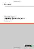 Produkt-Bild: Untersuchungen zur Strahlungsmodellierung in ANSYS
