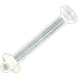 Flexible Acrylic Tongue Retainer: 14g 1/2