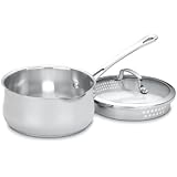Cuisinart 419-18P Contour Stainless 2-Quart Pour Saucepan with Cover