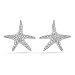 Extra 20% Off Sterling Silver Diamond-Accented Starfish Earrings