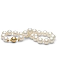 AAA Quality, 8.0-9.0 mm, 7.5-inch, White Freshwater Pearl Bracelet