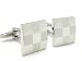 Laser Engraved Checker Cufflinks Gift Boxed