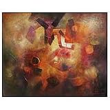 NOVICA Abstract Painting - 'Fragmented Spaces' (2008)