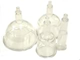 Fr�hle Saugschalen Schr�pfk�pfe Set 4tlg. 2cm,4cm,6cm,8cm glasklar hart