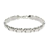 Sterling Silver Hugs and Kisses Bracelet