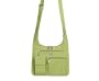 Baggallini CTY289LGSB Baggallini City Bagg Crinkle Leaf Green/Steel Blue Ladies Crossbody Bag