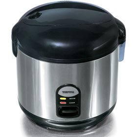 Toastess Silhouette Stainless Steel Jar Style Rice Cooker