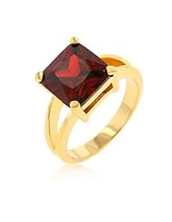Garnet Ceste Di Amore Ring