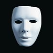 neutral weisse Gesichtsmaske