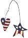 Americana Heart and Star on Wire