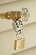 Hose Bibb Lockout - Water Faucet Lock - With Lock