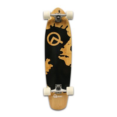 Quest Rorshack Bamboo LongBoard Skateboard