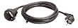 as-Schwabe 50512 Rallonge �lectrique C�ble PVC noir 5 m H05VV-F 3G1,5 Int�rieur / IP20 (Import Allemagne)