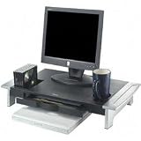  : Fellowes Office Suites Large Monitor Riser, Black/Silver