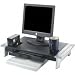 Electronics : Fellowes Office Suites Large Monitor Riser, Black/Silver