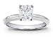 14k White Gold GIA Certified Radiant Cut Diamond Engagement Ring (0.92 Ct, Color, VVS2 Clarity) 14k White Gold GIA Certified Radiant Cut Diamond Engagement Ring (0.92 Ct, Color, VVS2 Clarity)