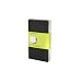 Moleskine Plain Cahier Journal Black Pocket: set of 3 Plain Journals