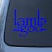 LAMB OF GOD - Vinyl Car Decal Sticker #A1621 | Vinyl Color: Blue