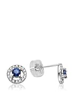 Majestine Pendiente Suelto Spw4249E Oro Blanco