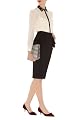 Metallic Ponte Roma Skirt