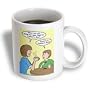 Rich Diesslins Funny General Cartoons - Fathers Day discussion between mother and son - Mugs