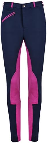 Ladies -Kerry- Jodhpur Riding Jodphur Trouser Jodpur Sizes 6 8 10 12 14 16 18 (Navy/Pink, UK 6)