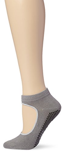 Womens Yoga Socks Mary Jane Bella with Grips S/M Non Slip Ankle Socks
