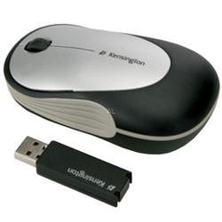 Kensington Ci10 Fit Wireless Notebook Laser Mouse - Mouse - Laser - Wireless - Rf - Usb Wireless Receiver - Black, Silver Picture