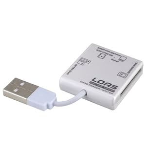 【クリックで詳細表示】Digio2 マルチカードリーダー/ライター SDXCカード対応 ホワイト CRW-5M48W： パソコン・周辺機器