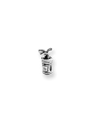 Golf Bag Charm in Silver for 3mm Charm Bracelets