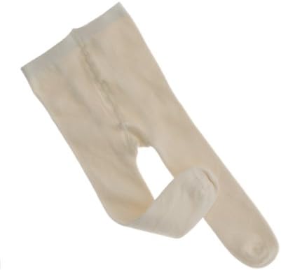 NaturaPura Organic Cotton Baby Tights, Ecru, size 12/18 mo