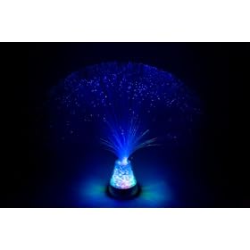 Funtime Gifts Fibre Optic Ice Lamp (Blue)