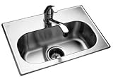 Just Bar Sink Undermount Single Bowl Stainless Steel Sink, US-9518-A