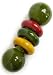 Earthentree Organic Dumbbell Rattle, Green