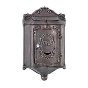 Amco Colonial Wall Mount Locking Mailbox - Bronze