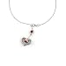 Bling Jewelry Sterling Silver Filigree Red Hearts Charm Anklet