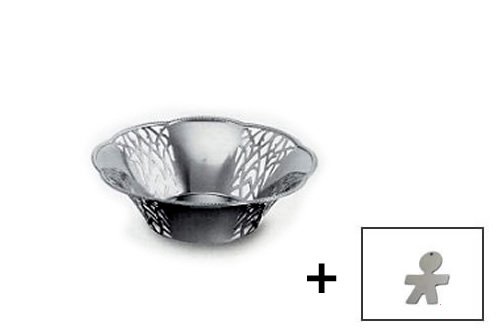 ALESSI アレッシィ Mercurio メルクリオ ラウンドバスケット 804 & メダルセット 