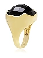 Bellavita Anillo Faceted Stone (Negro)