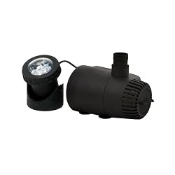 TotalPond MD11170ASL 170 GPH Low Water Shut-Off Fountain Pump with Light