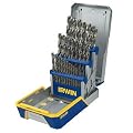 Irwin 3018002B 29 Piece 1/16-Inch to 1/2-Inch M49 Cobalt Twist Drill Bit Assortment in Metal Index