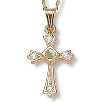 Lords Prayer Cross Pendant