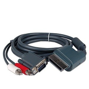6' VGA HD Audio/Video Cable for Xbox 360