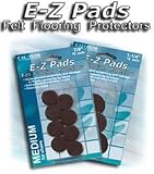 Cal-Flor 1-1/4 12 ea E-Z Pads Felt Flooring Protectors