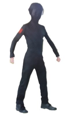  GI Joe The Rise of Cobra Snake Eyes Child Costume - Sz 4-6