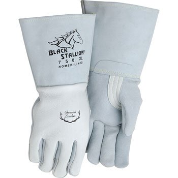 Revco Black Stallion 750 Premium Grain Elkskin Stick Welding Gloves, Large On Sale