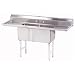 Advance Tabco Fabricated Nsf Sink, 2 Compart