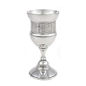 Water Goblet by Derby Silver Co., Silverplate Eastlake Design